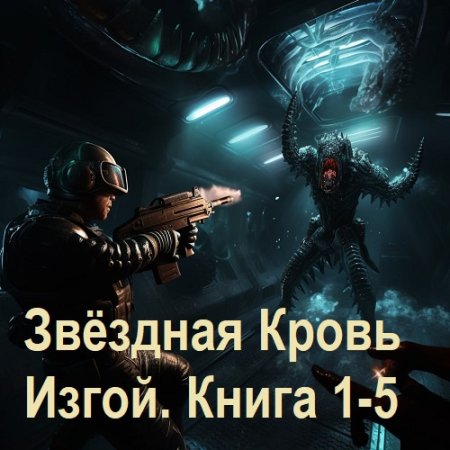 Обложка к Алексей Елисеев - Звёздная Кровь. Изгой. Книга 1-5 (2025) МР3